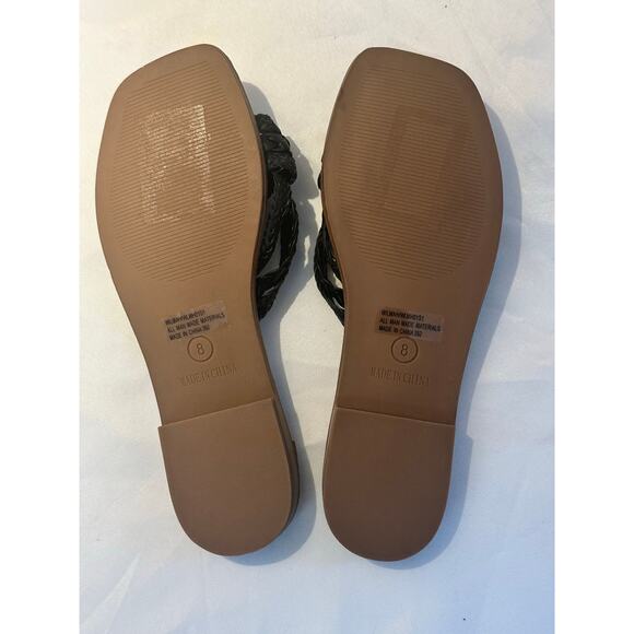 STEVE MADDEN KANDACE BLACK Slide SIZE 8 NWOT - Picture 4 of 4